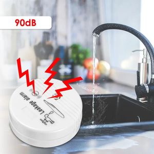 new 2024 ESCAM 90db Leakage Alarm Detector Water Leakage Sensor Wireless Water Leak Detector House Safety Home Security Alarm System- water