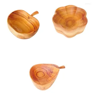 Plates JFBL Japanese Teak Flavor Solid Wood Creative Pear-Shaped Dish Dipping Saucer Restaurant Seasoning Wooden