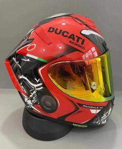 Motorradhelme Schuh X14 XSpirit III Panigale V4 Helm Custom Race Paint Full Face31293678880382