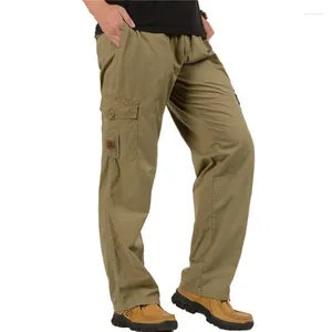 Men's Pants Combat Military Tactical Men Plus Size Large Multi Pockets Army Cargo Casual Cotton Straight Trouser XL-6XL