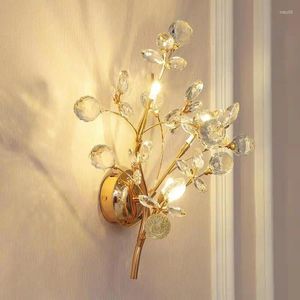 Wall Lamp Crystal Bedroom Living Room Dining Study