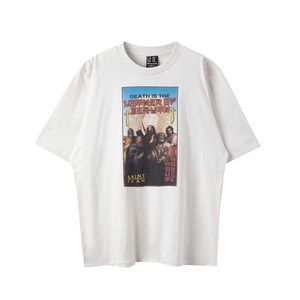 Camiseta de impressão de cartas homens homens camiseta de camiseta vintage