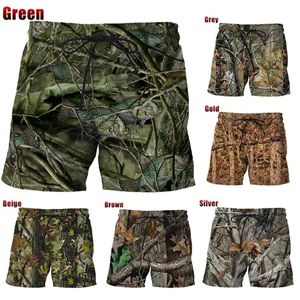 Summer 3d Camouflage Printed Mens Shorts Funny Fashion Casual Personality Cool Natural Scenery Beach Shorts Swimming Trunks 240402