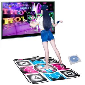 Sensorer Dansmatta dans Stegdans Mat Dance Pad Dancer Filtutrustning Revolution HD Nonslip Foot Print Mat till PC med USB