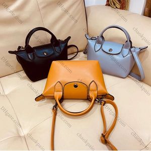 2024 Womens New Cute Exquisite Leather Dumpling Bag designer Solid Mini Ladies Crossbody PAG Shopping Travel Axel Bag Clearance