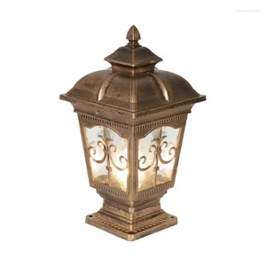 Wall Lamps Outdoor Villa Gate Lamp Courtyard Waterproof E27 Holder Household Fence Column Balcony