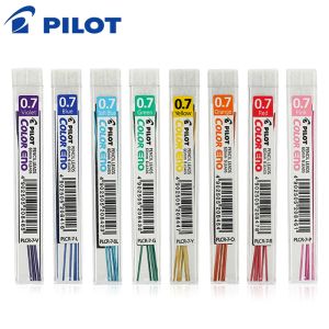 Pencils Pilot PLCR7 Color Eno Mechanical Pencil Lead 0.7 mm 8 tubes/lot Red/Violet/Blue/Light Blue/Green School Office Supplies