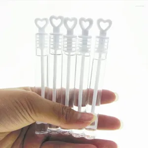 Party Decoration 24 st Love Heart Wand Tube Bubble Soap Bottle Wedding Presents To Gäster Födelsedag Baby Shower Favors Kids Toys