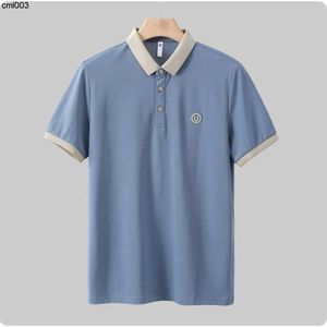 Męskie T-shirt z krótkim rękawem Business Casual Summer New Solid Color Polo Shirt Light Luksusowy trend modowy {kategoria} FDXE FDXE