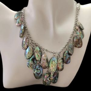 Ожерелья мода Женщины ювелирные украшения ручной работы натуральные пауа -абалон