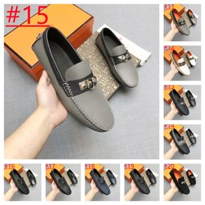 26Model Echtes Leder handgefertigte Schuhe Männer Designer -Ladungsanwälte luxuriöser klassischer klassischer klassischer Leder Hombre atmungsaktiv