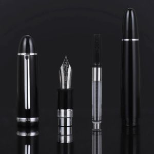 Jinhao- X159 Silver Clip Fountain Pen 0.5mm Nib Pens for Gift