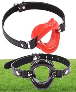 Massage kvinnlig avsugning Toy Sex Slave Silicone Gag Ball BDSM Bondage Restraints Open Mouth Bortable Sex Ball Harness Rem för WO6441431