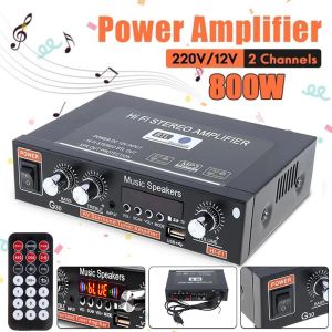S G30 Hifi Bluetooth Car Audio Power Sound Amplifier FM Radio Player Support SD / USB / DVD / MP3 mit Remotecontroller