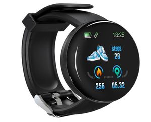 D18 Akıllı Saatler Erkek Kadınlar İzle Bilezik Fitness Tracker Strap Bantlar Kan Basıncı Bileklik IP65 Su Geçirmez Kalp Hızı Smartb3406343