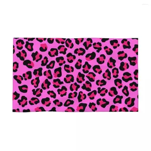 Towel Leopard Cheetah Seamless Pattern Cotton Animal Skin Print Spots Travelling Swimming Camping Towels