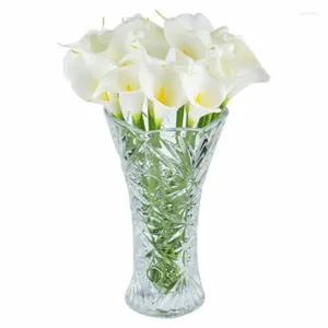 Kwiaty dekoracyjne sztuczne dekoracje stołowe wazon aranżacja plastikowe fałszywe rośliny ślubne dekoracje ogrodu domowe przyjęcie domowe