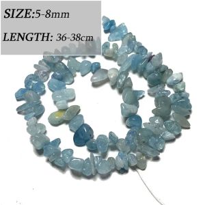 Atacado Várias contas de pedra azul natural Aquamarina Facetada RONDELLE Square Round Round for Jewelry Making Diy Bracelet