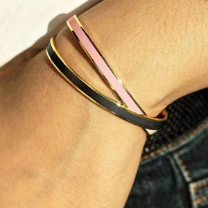 Bangle My Badass Girl Gang Multi-Color Bracelet Because Of A Harder Little I You Laugh Cry Less Wholesale Drop E7X4