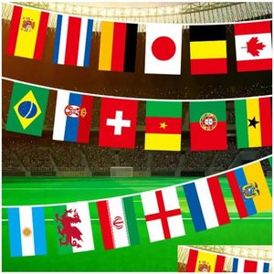 Decoração de festa 1 PAÍS PAÍSES BANDEIRA MUNDA DE MUNDO PENENTE PENDE