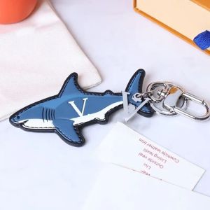 Luxury Designer KeyChain Womens Fashion Shark Lanyards Classic Silver Car Keychains Letters Turtle Keyrings With Box 2024 New -7