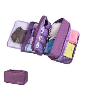 Sacos de armazenamento Bolsa de viagem de alta capacidade para sutiã de roupas de roupas