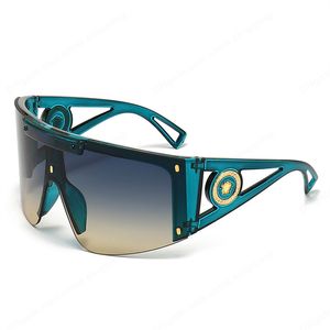 Occhiali da sole di moda sole con occhiali da sole designer di visiera da sole da sole da sole Uv400 Goggle per donna 6 colori opzionale