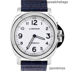 Paneraiss Luxury Wristwatches Submersible Watches Swiss Technology Submersible Watch Submersible Watch Arvurs Designer Luminor Base PAM00114 Steel Blue