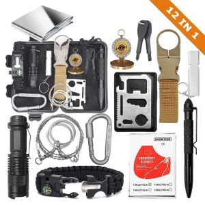 Survival Survival Gear and Equipment Survival Kit Emergency First Aid Kit Survival Tool Camping Hiking Hunting Fishing Birthday Gifts
