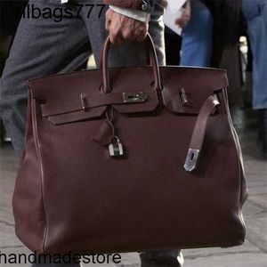 Handgefertigter Bk -Bag HAC Großhandtasche Handtaschen Tasche 50 cm Familie Schwarz 2024 Kapazitätsgeschäft 50 Fitnessgepäck kann angepasst werden