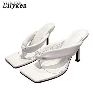 Kleiderschuhe Sommerschuhe Frauen Clip Zeh Schalte Band Flip Flops High Heels Mode-Slides Damen Sandalen Größe 35-42 H240403DAC5