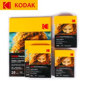 Kağıt Kodak Highgloss Süet Fotoğraf Kağıdı 5/6/7 inç A4 Yazıcı Renkli Fotoğraf Kağıt Hanehalkı Mürekkep Püskürtme RC A6 EPSON/HP YAZICILARI İÇİN