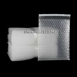 Gloves 500 Pcs 2.5" X 3"+0.8" (65x 80+20mm) Self Seal Clear Bubble Bags Small Size Plastic Packing Envelopes Mini Poly Roll Pouches