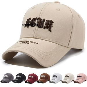 Baseball Cap Spring e Autunno Nuovi lettera da uomo ricamato da maschile da maschile per bambini per il tempo piatto da sole versatile hard top top cappello di lingua anatra