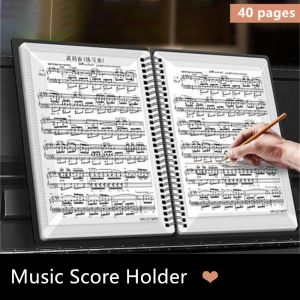 A4 Size Music Score Paper Sheet Note Document File Organizer Storage Mapp Holder Fall 20 sidor Hemmakontor Stationer.