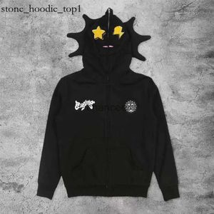 Y2K Hoodie z kapturem 3D wydrukowany Y2K Casual Vintage Męski zamek z kapturem z kapturem Płaszcze Mężczyźni drukujący luźne bluzy