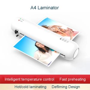 Laminator SL280 A4 230mm Desktop Laminator Set Hot and Cold Lamination 2 Roller System 220V/110V Overmolding machine