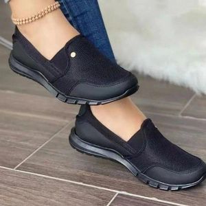 Casual Shoes Large 2024 Women Brand Summer Mesh Feet Cover Women's One Step Lazy Flat 36-43