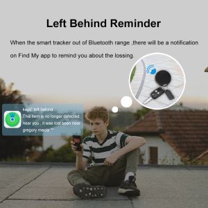 Bluetooth GPS Tracker для Apple Air Tag через Find My App Smart Tracking, чтобы найти маленькие вещи старшие сумки, дети, домашние клавиши искатель