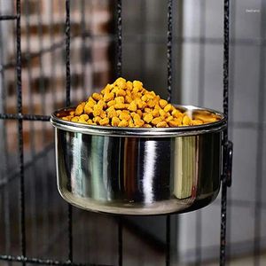 Altri uccelli forniscono ciotole per alimenti in acciaio inossidabile in scatola ciotola per alimentazione per pappagalli per pappagalli parrocchetti Cockatiels Piatti