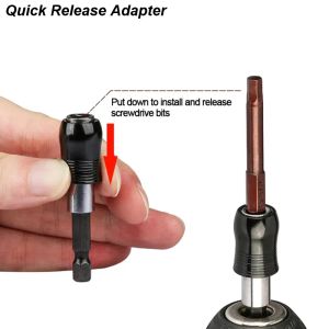 Hex Head Allen Wrench Bit Set Screwdriver Electric Power Drill Metric Quick Release Adapter Screw Driver Security Magnetic Tips