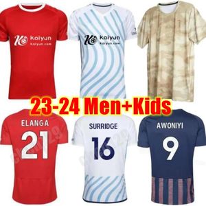 23 24 Nottinghams Soccer Jersey Grabban Johnson Surridge 2024 Men Kids Forest Awoniyi Ameobi Mighten Krovinovic Zinckernagel Lingard Football Shirt