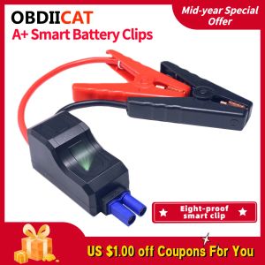 Connector Emergency Jumper Cable Intelligent Clamp Booster Smart Battery Clips for Universal 12V Car Jump Starter