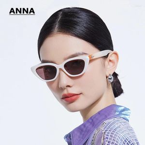 Occhiali da sole Fashion Cat Eye Polaroid Women Tr90 Women's Vintage Designer Sun Glasses