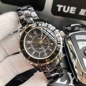 Projektant marki luksusowy zegarek męski 38 mm czarna biała ceramiczna bransoletka szafirowa kryształowy automatyczny mechaniczny H1626 H0970 H0685 H0950 FQPI