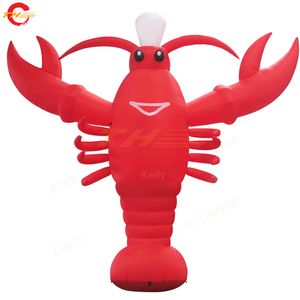 送料無料屋外アクティビティインフレータブルロブスターモデルインフレータブルザリガニProcambarusclarkii Red Lobster for Advertising