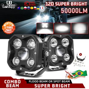 CO Light LED Light Pods 4 Zoll Spot Flut Combo LED -Würfel leichte Hilfslicht für Nebel leichte LKW ATV UTV SUV 12V 24 V