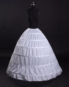 Wysokiej jakości biała i czarna sukienka z 6 obręczami 2018 sukienki Petticoat Balls Balls Spódnica Gaza Crinolina pod Akcesoria spódnicy Costume1834244
