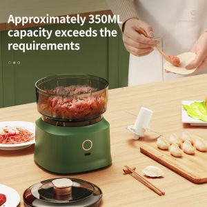 Kitchen Food Blenders Electric Garlic Beater Ground Meat Masher Crusher USB Portable Meat Grinder Vegetable Chopper for Kitchen