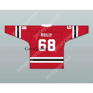 GDSIR Custom Reilly 68 Letterkenny Irish Red Alternate Hockey Jersey New Top Ed S-L-XL-XXL-3XL-4XL-5XL-6XL